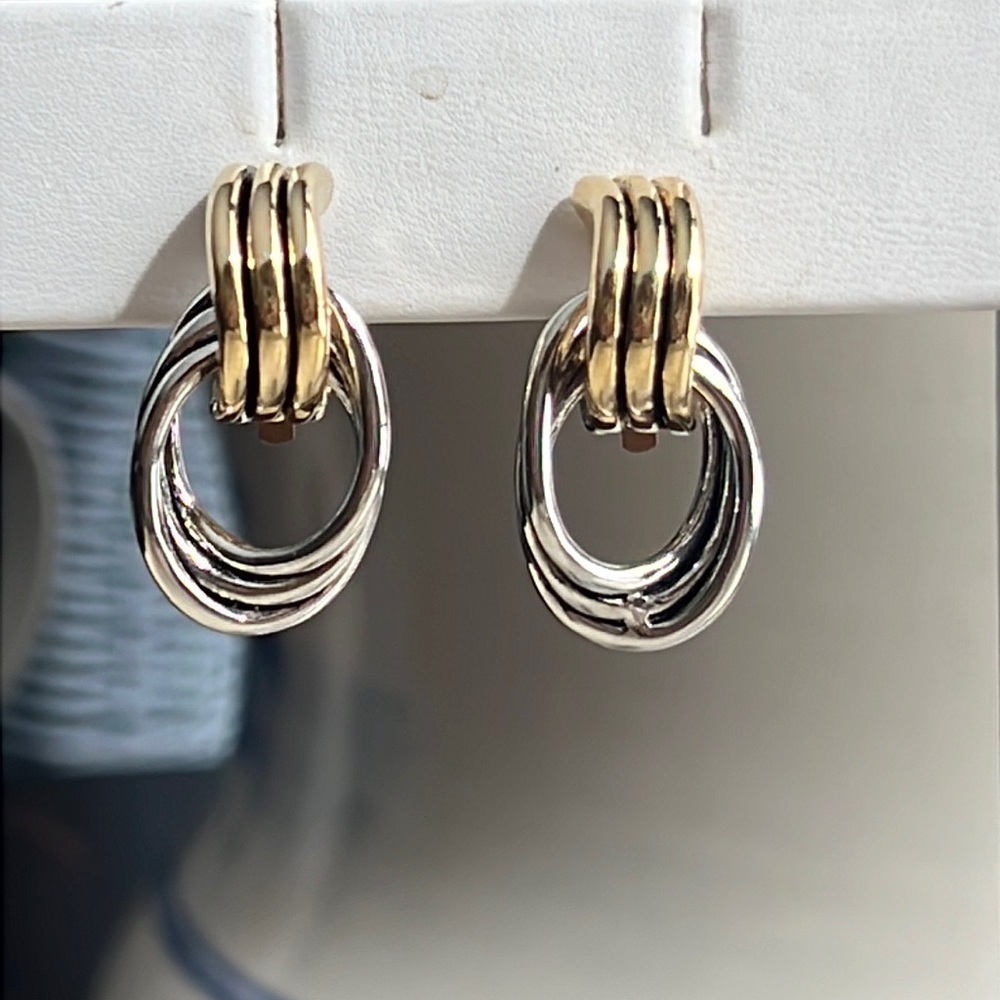 Drop Clip Earrings